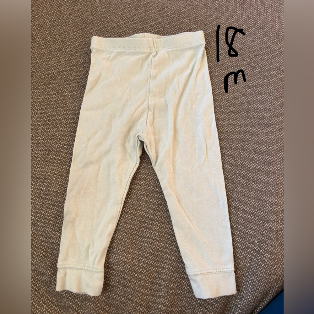 Kids Cream Leggings